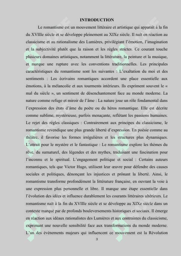 La littérature française.  Le romantisme 2