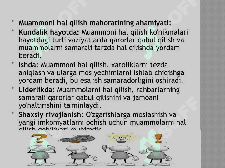 MUAMMONI HAL QILISH MAHORATI 4