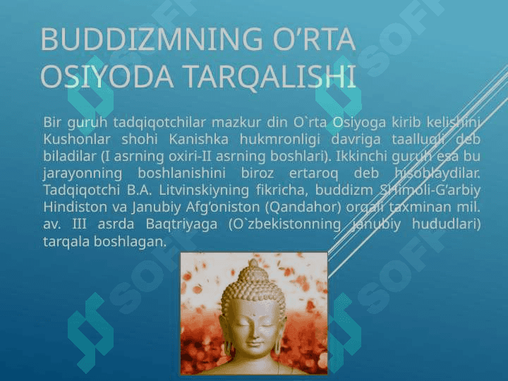 O'zbekistonda buddaviylik dinining tarixiy ildizlari 7