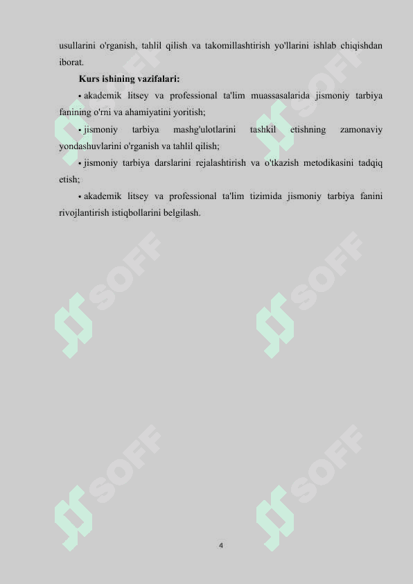Akademik litsey va professional ta'limda jismoniy tarbiya darslarini tashkil qilish 4