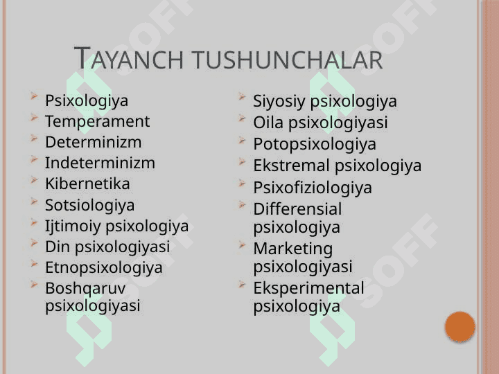 Psixologiya tarixi fanining predmeti va vazifalari. 4