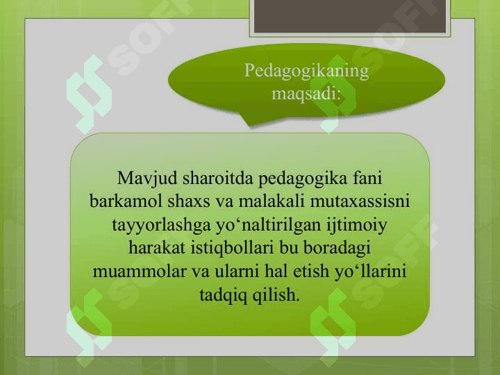 Pedagogika - shaxs tarbiyasi va rivojlanishi to‘g‘risidagi fan. Ilmiy-pedagogik tadqiqotlar metodologiyasi va metodlari. Yaxlit pedagogik jarayon. 3