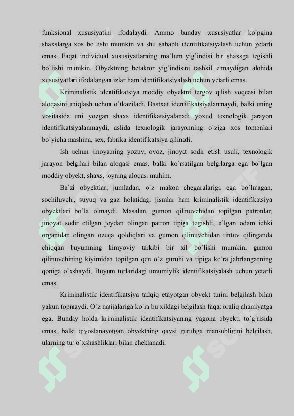 Kriminalistik identifikatsiya 8