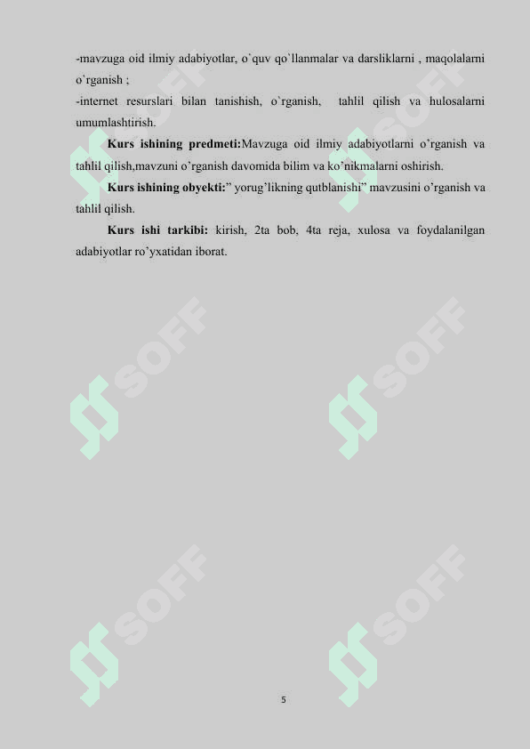 Yorug’likning qutblanishi . Optika fanidan kurs ishi 5