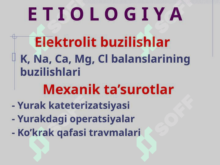Yurak ritmining buzilishlari 8