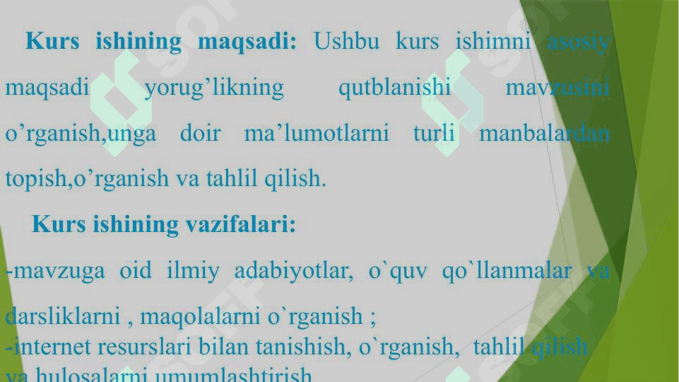Yorug’likning qutblanishi 4