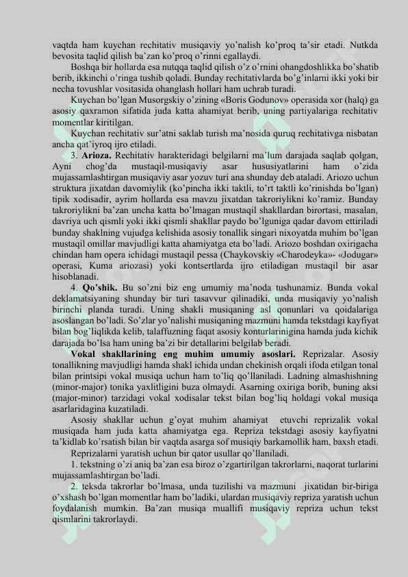 Vokal shakli  va  opеra 2