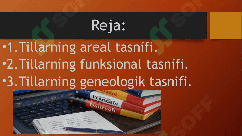 Dunyo tillari, tillarning genealogik, tipologik tasnifi 2