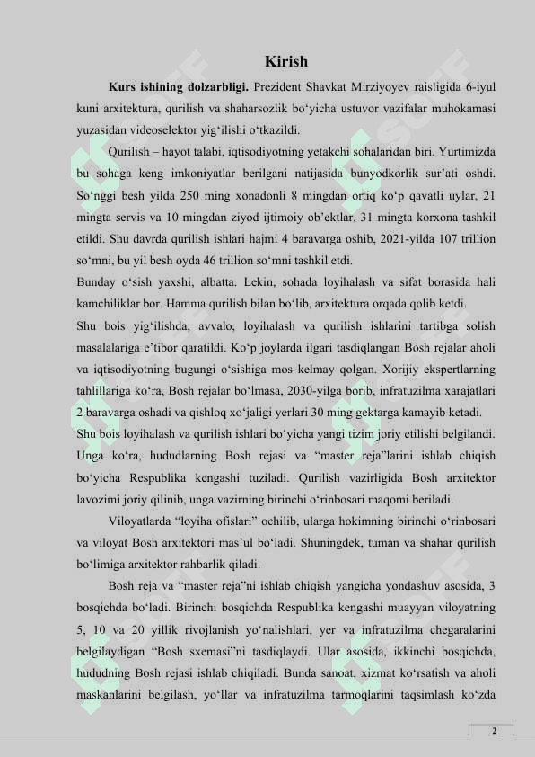 Qurilish kompaniyasi obyektlarini monitoring qiluvchi tizim. 2