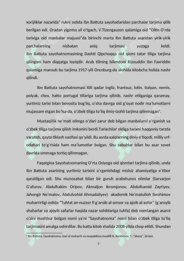 IBN BATTUTANING O’RTA OSIYOGA SAYOHATI 7