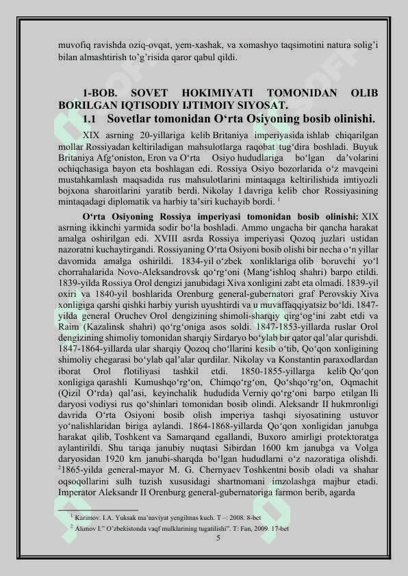 Turkistonda 1921-1922 yillardagi yer suv islohotining mazmuni va mohiyati. 5