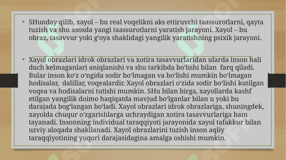 Hayol va Nutq haqida tushuncha 6