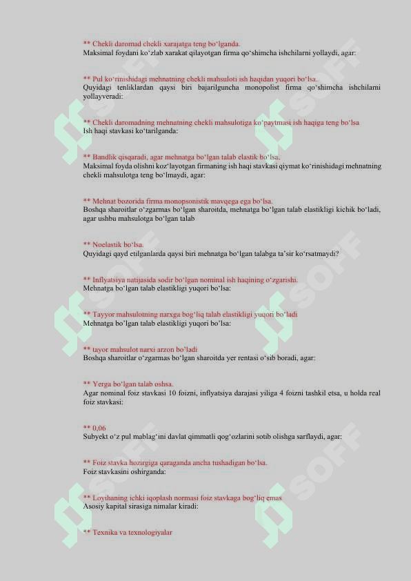 Mikroiqtisodoyot savol javoblar 7