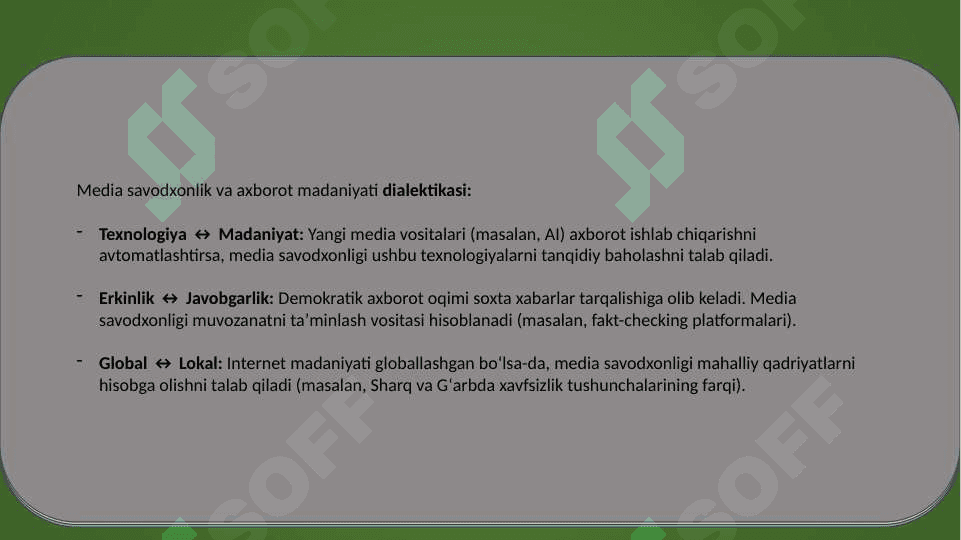 Mediasavodxonlik va axborot madaniyati fanining tarixiy evolutsiyasi 6