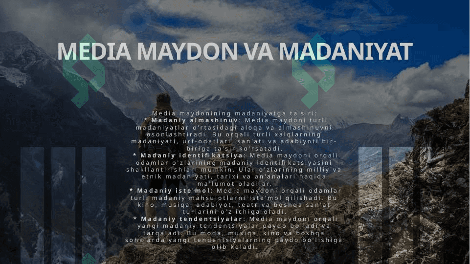 Media maydon tuzulishi va internet jurnalistikasida raqobat muhiti. 8