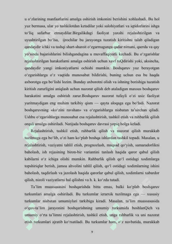 Maktabgacha ta’lim tashkilotlarini tekshirishi bo‘yicha mavzuli tekshirish akt loyihasini ishlab chiqish 8