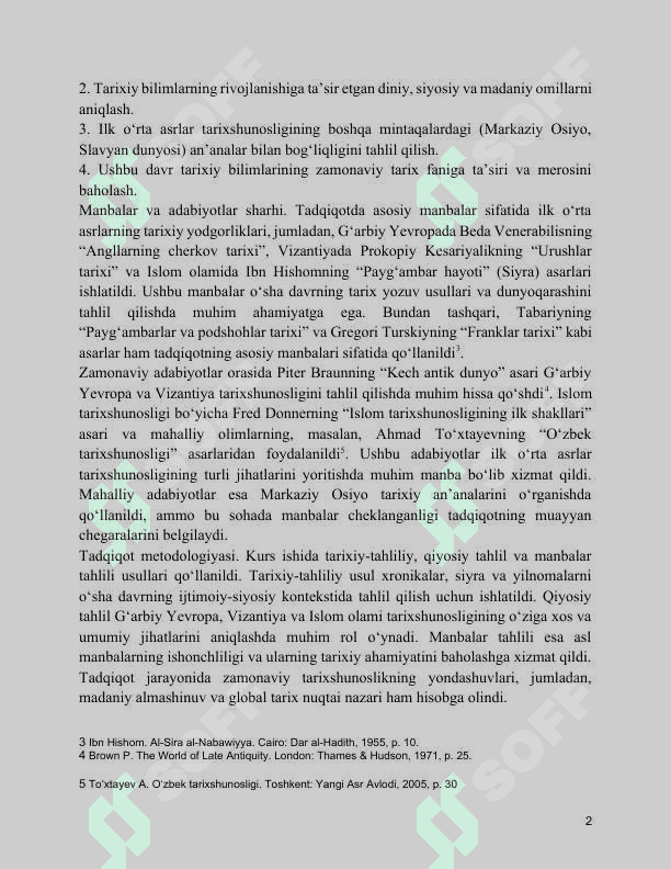 Ilk o‘rta asrlarda tarixiy bilimlarning rivojlanishi. 3