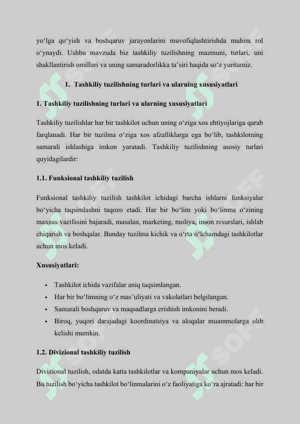 Tashkiliy tuzilish nima? 4