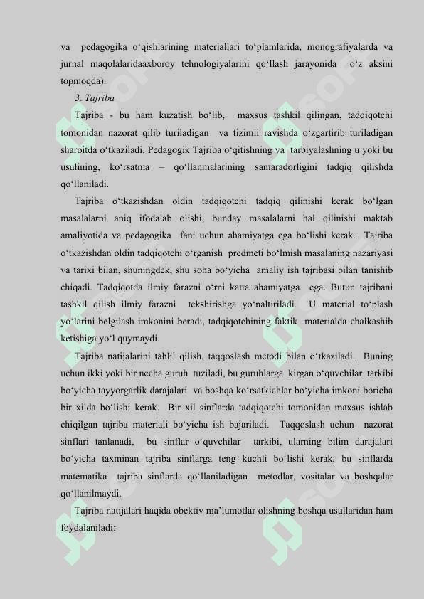 Boshlang‘ich sinf matematika darslarida o‘qitish metodlari va ulardan foydalanish. 7
