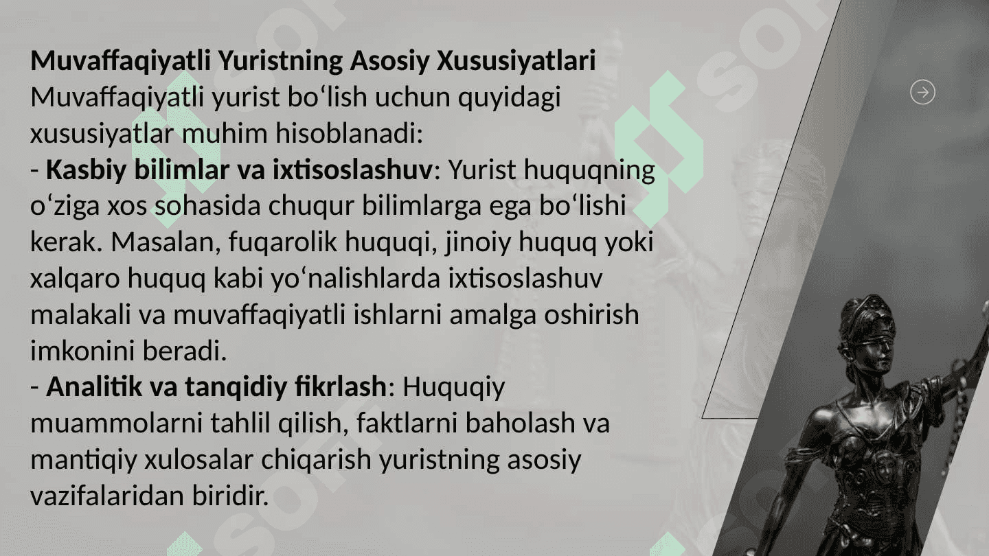 Muvaffaqiyatli Yurist 4