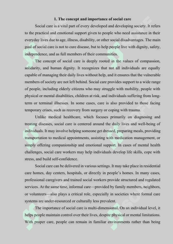 Social Care: Traditional and Modern Medicine. Opportunities for Disabled People 3