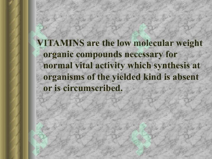 Vitaminlar, ularning  organizmdagi funksiyalari 3