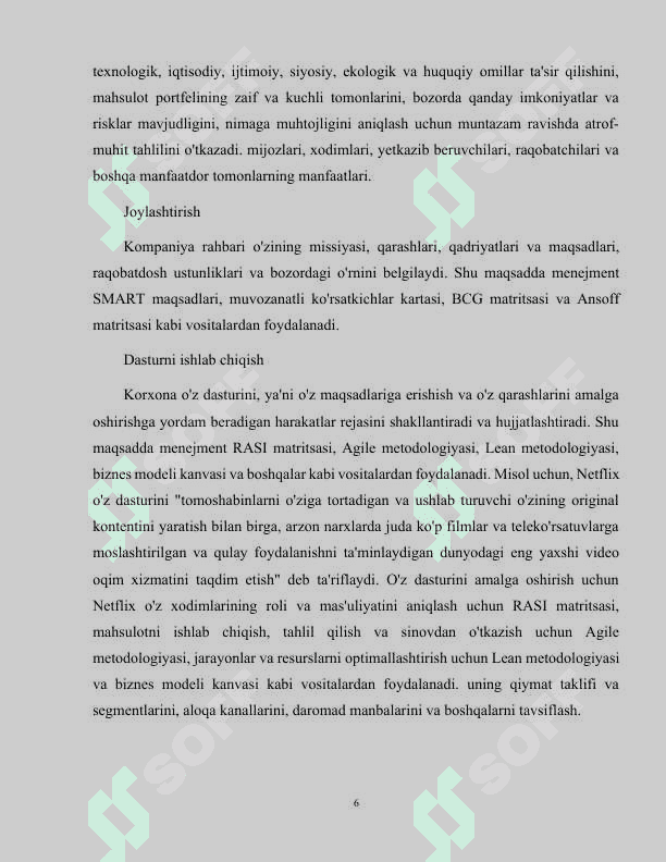 Tashkilotlarda xodimlarni boshqarish strategiyasi 6