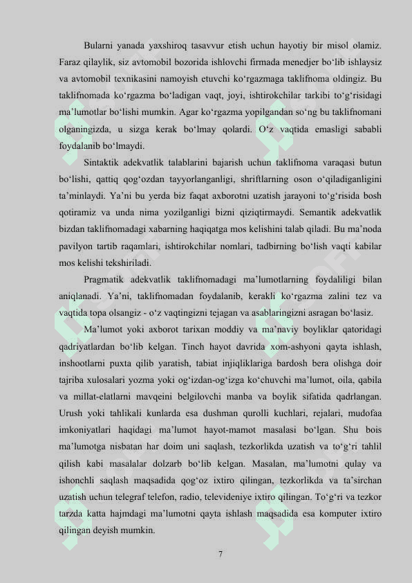 Informatika va axborot texnologiyalari fanini oʻqitishda interfaol metodlardan foydalanish 7