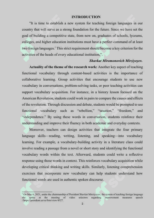 Teaching functional vocabulary through content-based activities for  11 grades 2