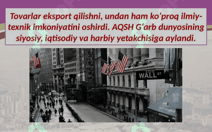 1942 – 1952-yillarda AmerikaQo‘shma Shtatlari 3