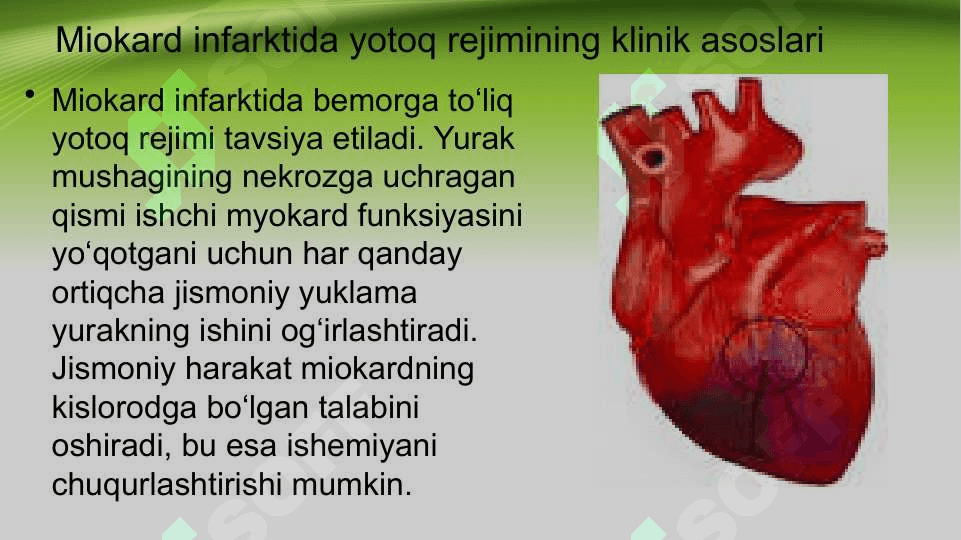 Miokard infarktida dastlabki shoshilinch yordam choralarini ko‘rsatish 3