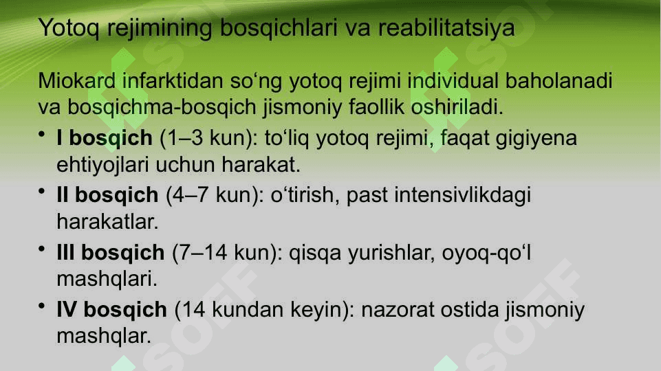 Miokard infarktida dastlabki shoshilinch yordam choralarini ko‘rsatish 5