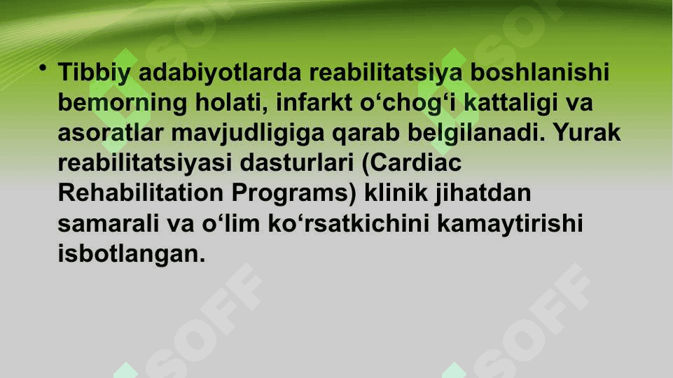 Miokard infarktida dastlabki shoshilinch yordam choralarini ko‘rsatish 6