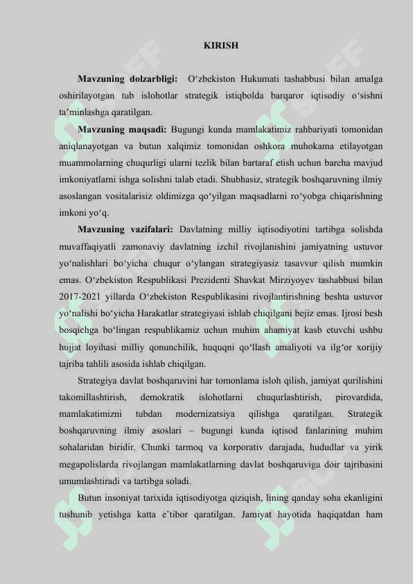 IQTISODIYOTNI DAVLAT TOMONIDAN TARTIBGA SOLISHNING MOHIYATI VA ZARURLIGI 4