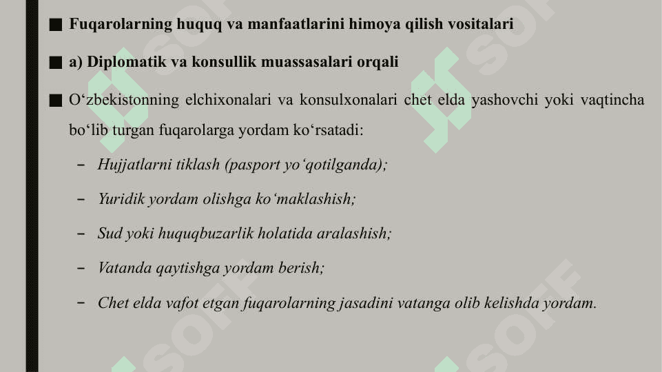 O‘zbekiston fuqarolarining chet eldagi huquqlari va qonuniy manfaatlarini himoya qilish 4