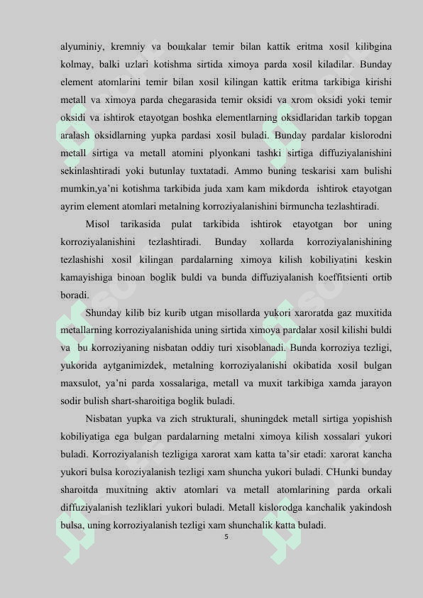 Metallar korroziyasi 5