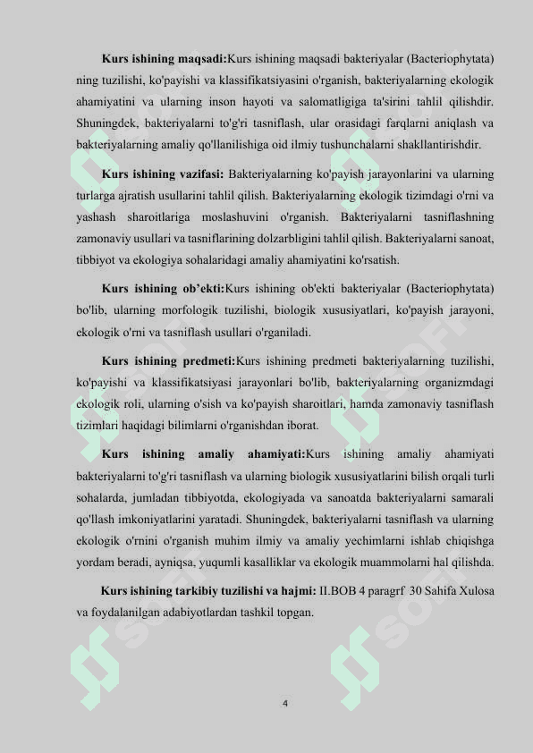 BAKTERIYALAR (BACTERIPOHYATA), TUZILISHI, KO'PAYISHI VA KLASSIFIKASIYASI 4