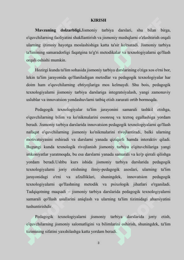 JISMONIY TARBIYA DARSLARIDA PEDAGOGIK TEXNOLOGIYALARNI JORIY ETISHNING ILMIY-PEDAGOGIK ASOSLARI 3