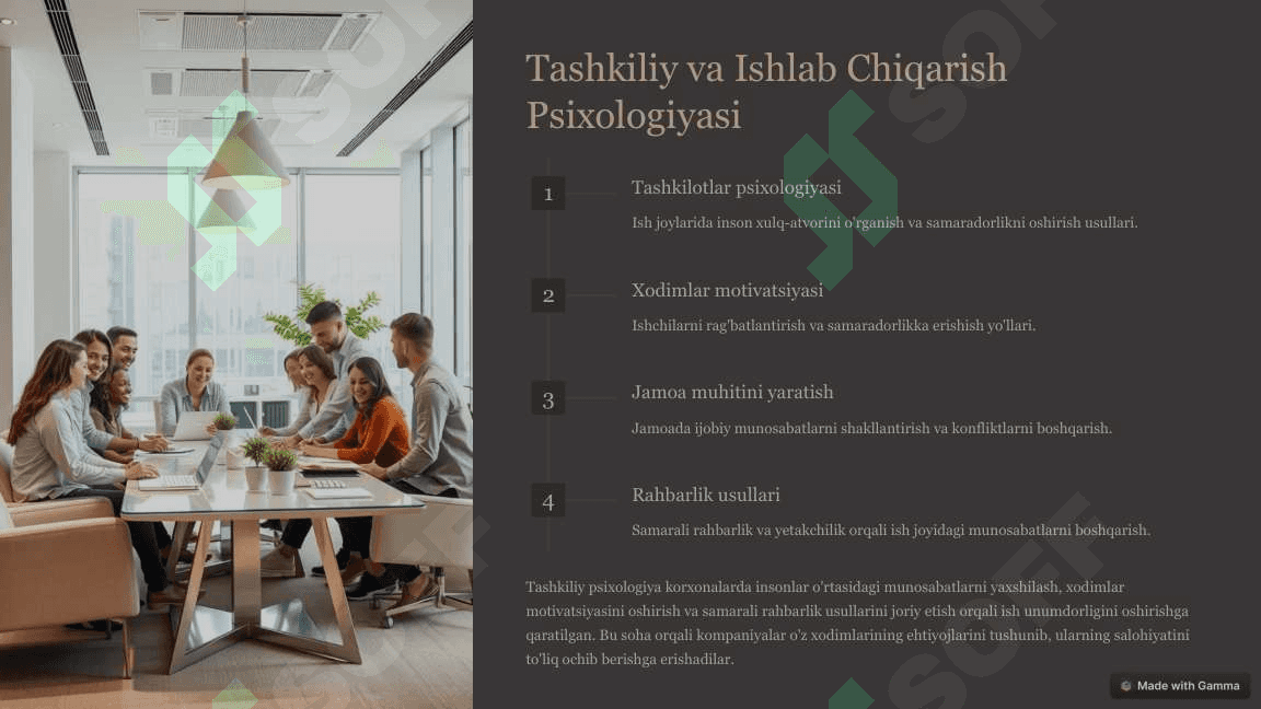 Ijtimoiy Psixologiyaning Tadbiqiy va Amaliy Sohalari 3