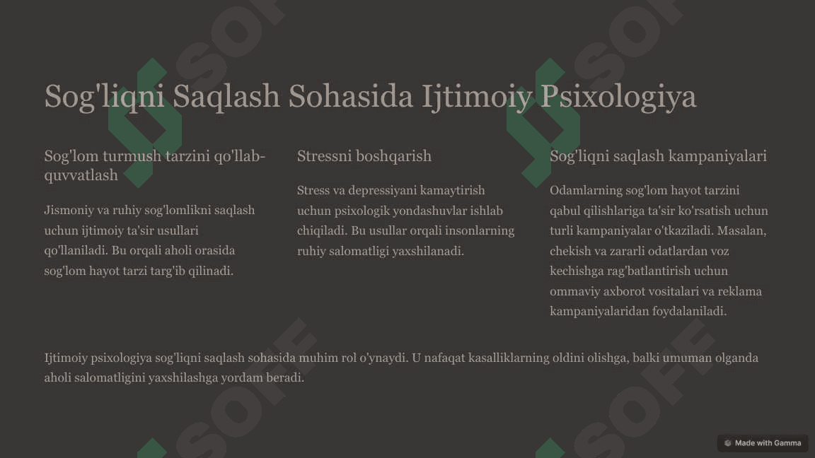 Ijtimoiy Psixologiyaning Tadbiqiy va Amaliy Sohalari 4