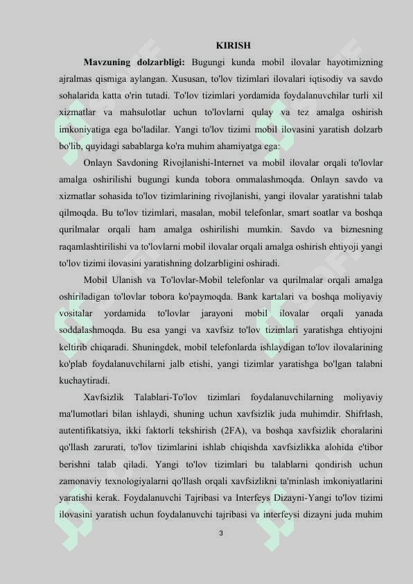 To'lov tizimi mobile ilovasini yaratish bo'yicha 2