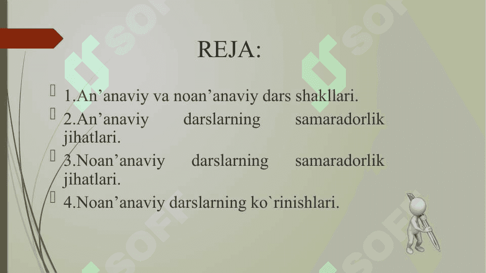 Ta’limni tashkil etishning noan’anaviy shakllari 2