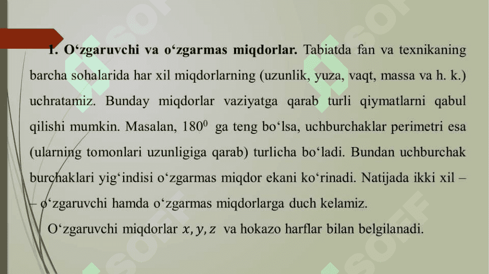 Funksiya va uning berilish usullari 2