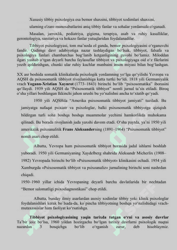 Bemor psixologiyasini tadqiq etishda psixodiagnostik metodlarni qo’llash 8