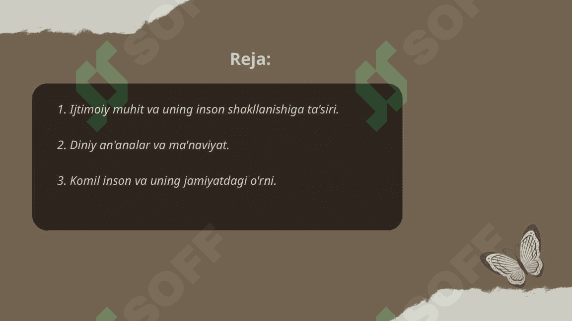 Ijtimoiy muhit, diniy an'analar va komil insonning shakllanishi 2