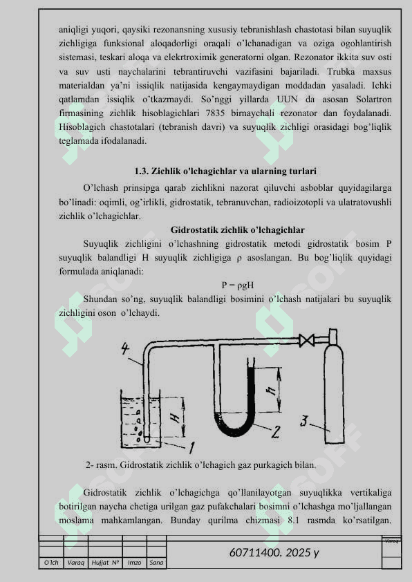 Zichlik sensori DS-200 o‘lchash 8