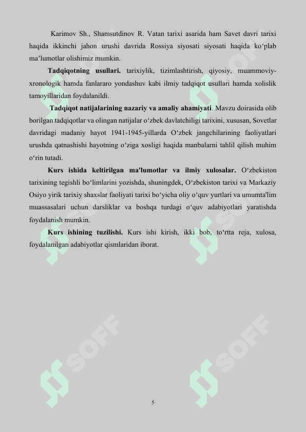 Ikkinchi jahon urushi yillarida Oʻzbekiston harbiylarining jangovor harakatlari va jasoratlari 5