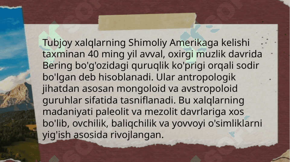 Sharqiy Amerika xalqlari 4
