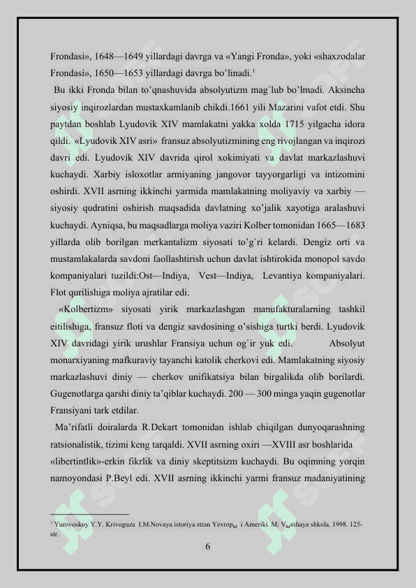 Fransiya konsullik va birinchi imperiya davrida 6
