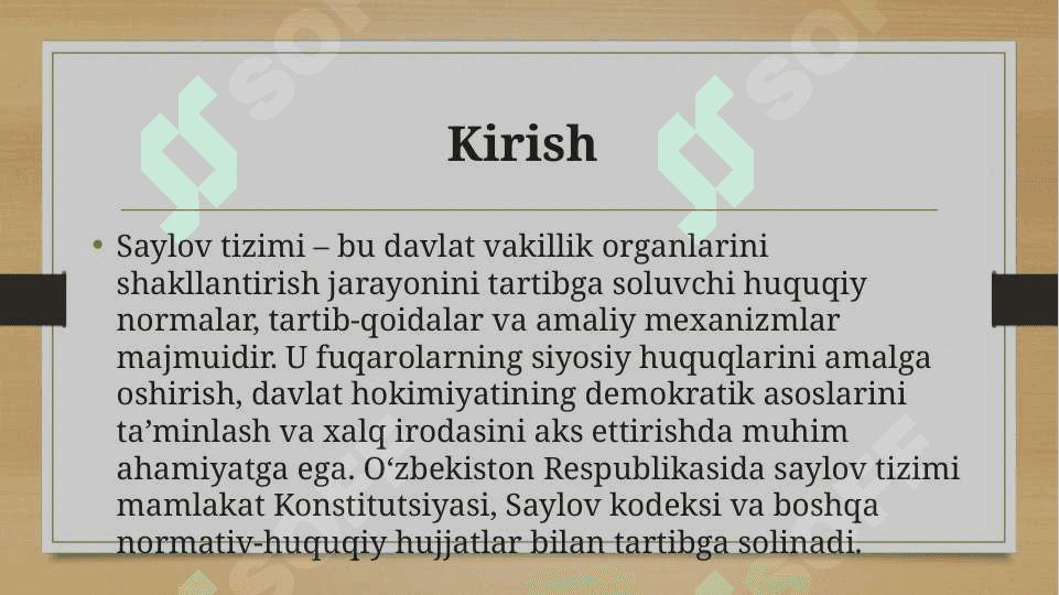 Saylov Tizimi 2